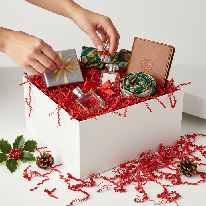 Red Shredded Paper - Gift Basket Filler