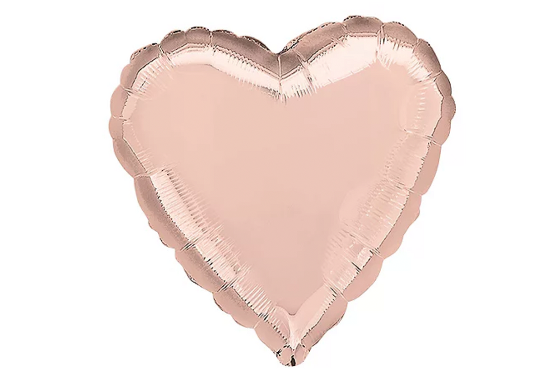 Rose Gold Heart Balloon